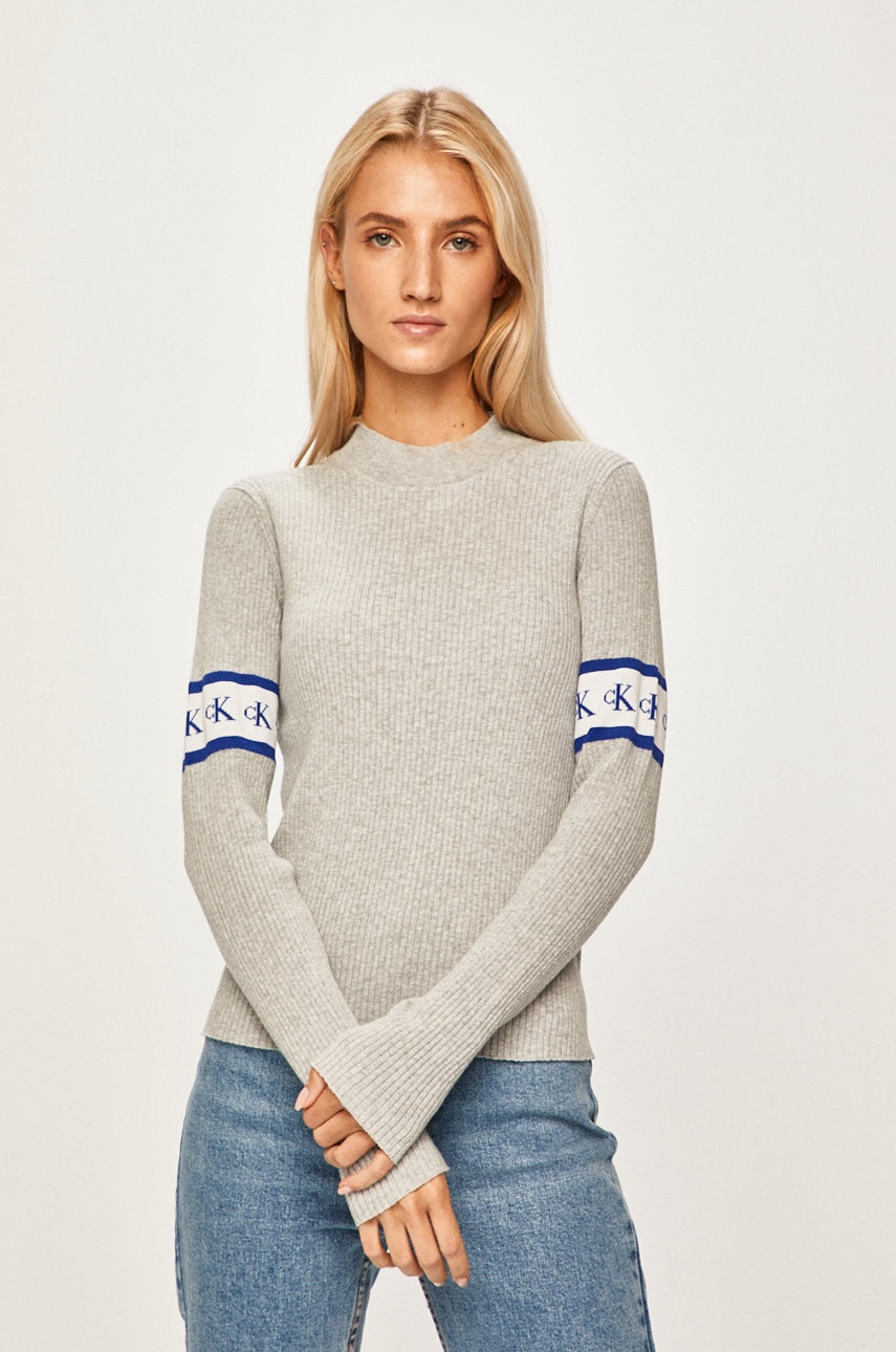 

Calvin Klein Jeans - Пуловер, Сив