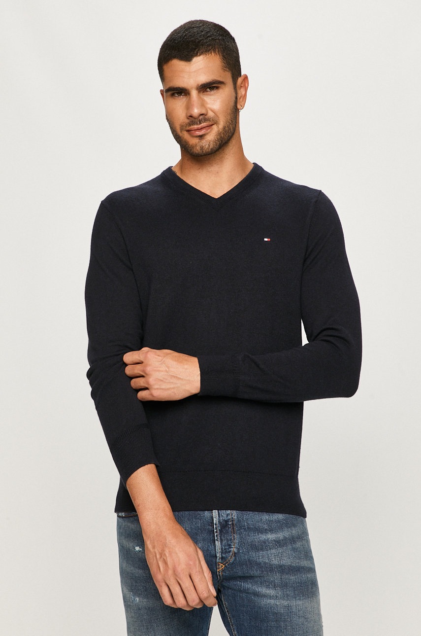 

Tommy Hilfiger - Пуловер MW0MW11673, Тъмносин