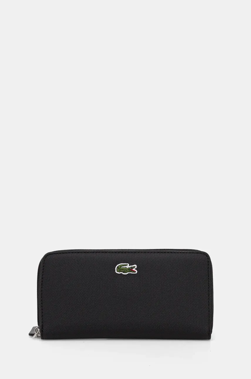 Lacoste portofel femei, culoarea negru