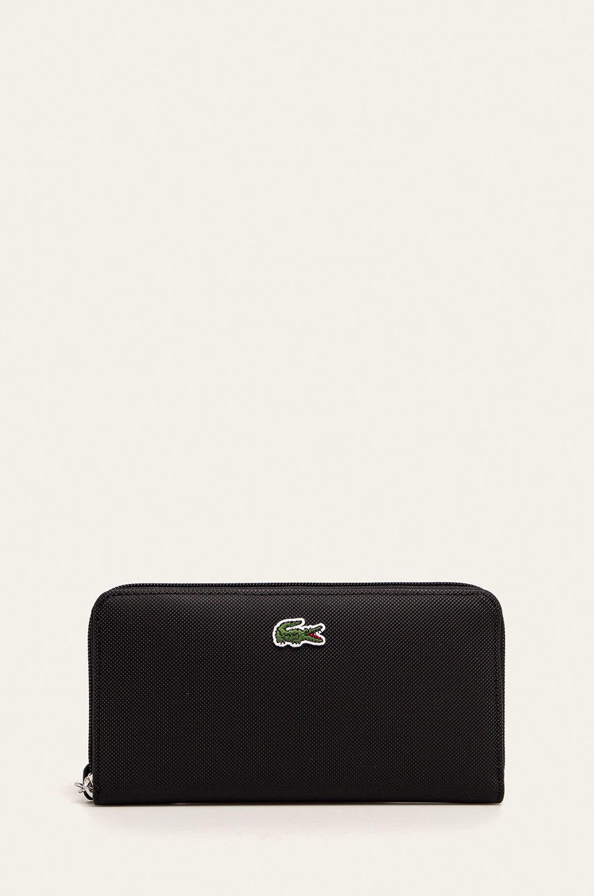 Lacoste portofel femei, culoarea negru