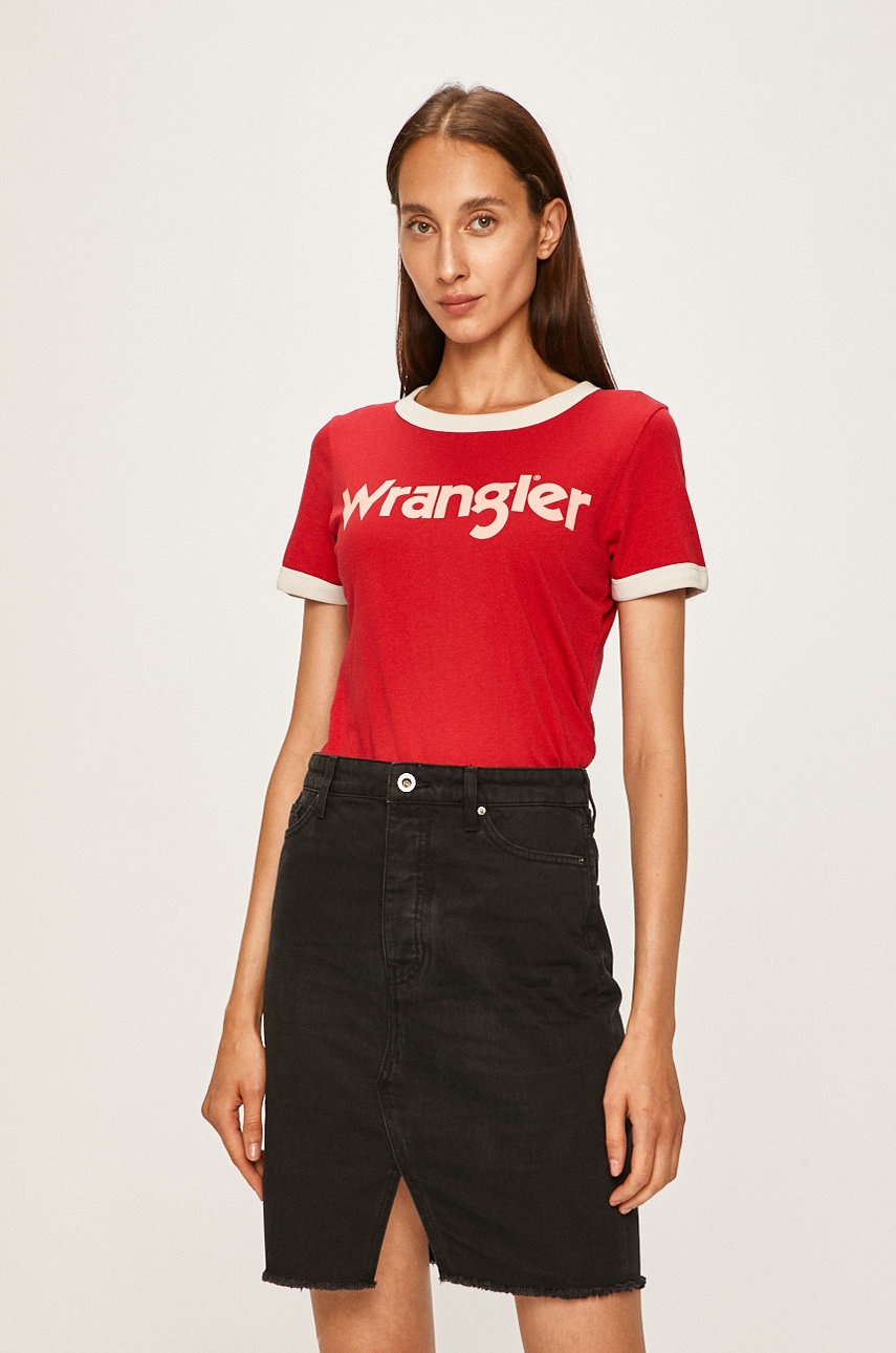 

Wrangler - Тениска, Червен