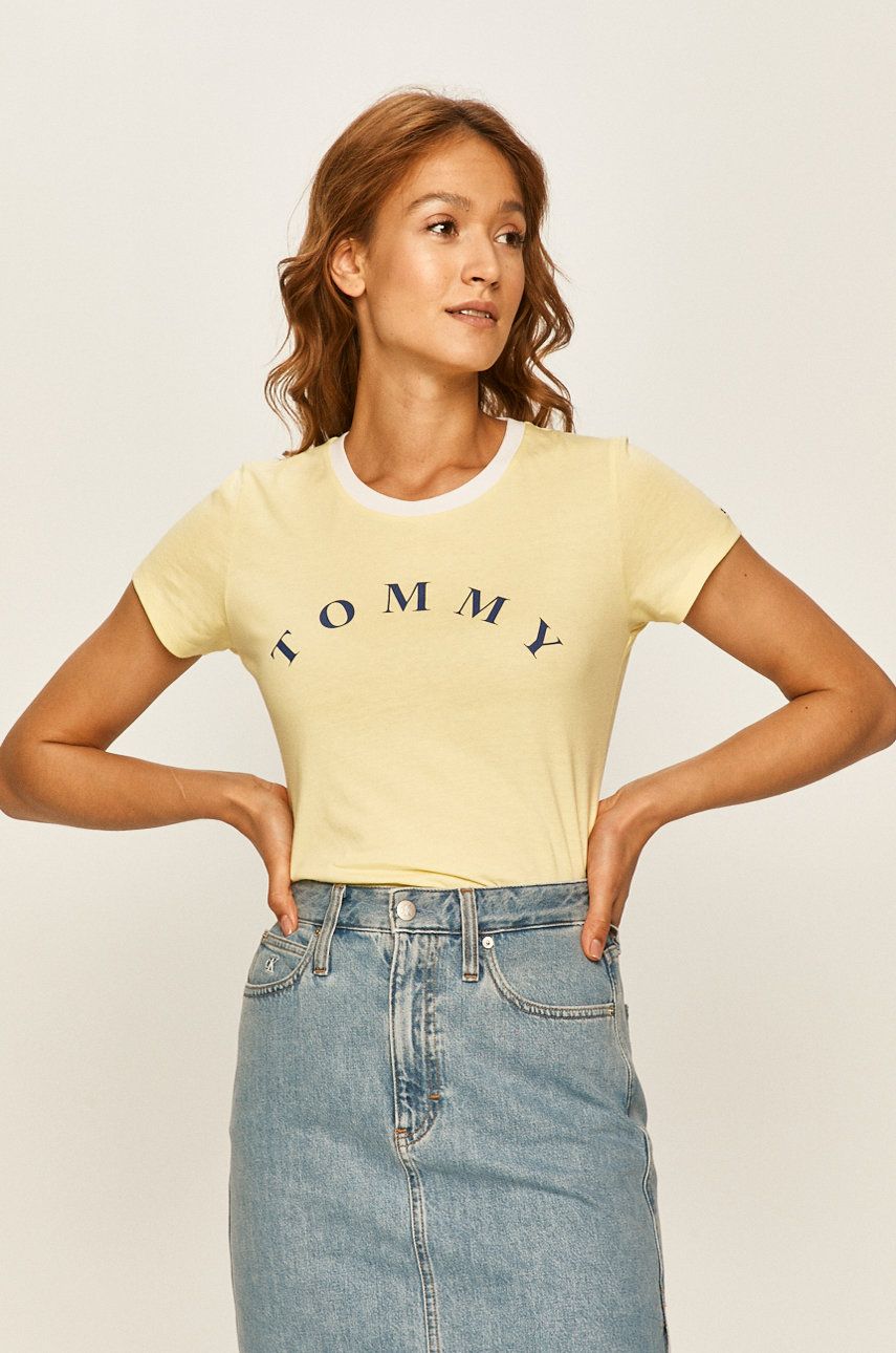 

Tommy Hilfiger - Тениска, Жълт