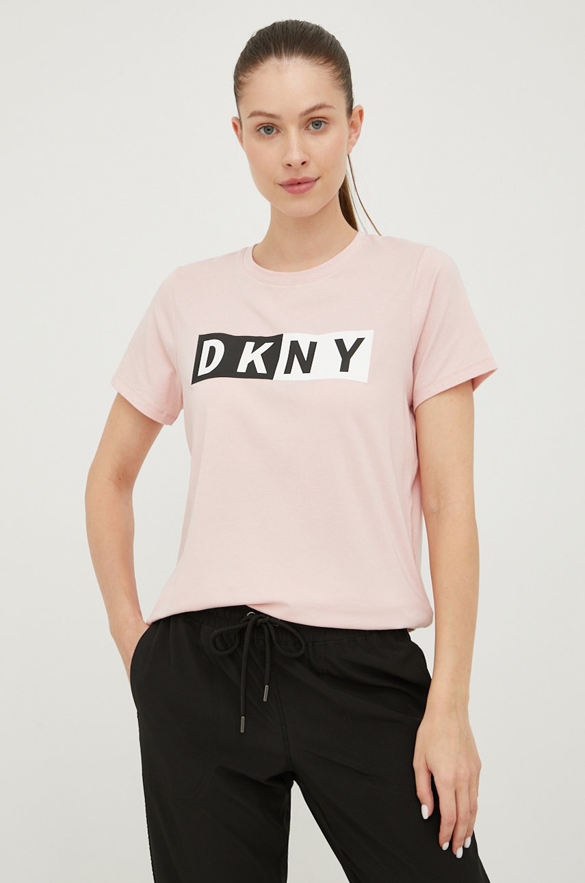 

Тениска Dkny в розово, Розов