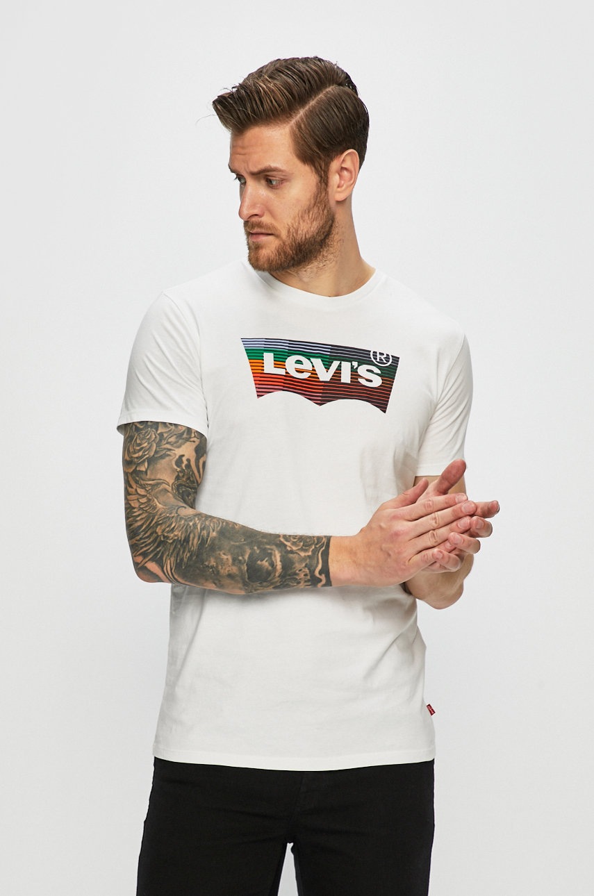 

Levi's - Тениска, Бял