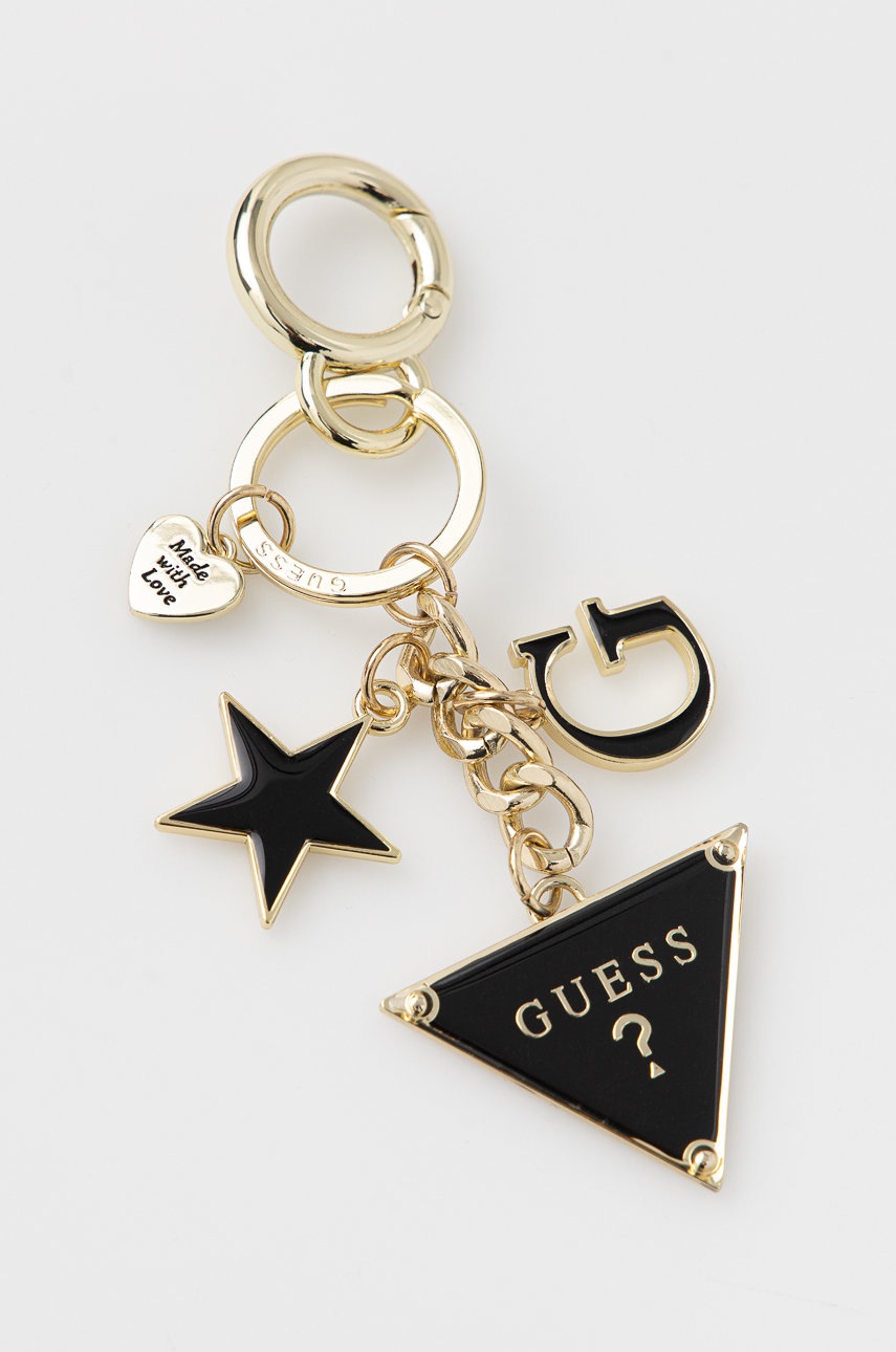 

Guess - Ключодържател, Черен
