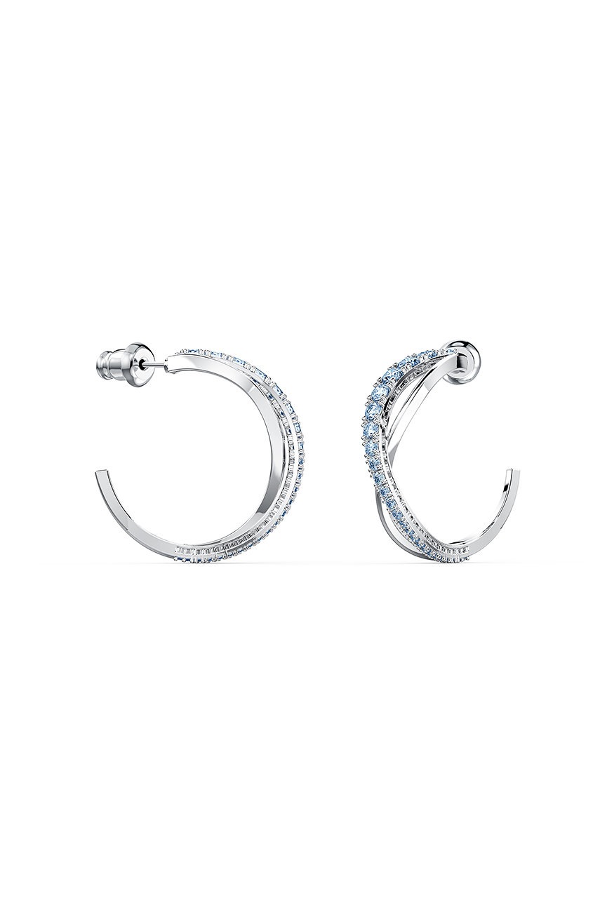 

Swarovski - Обици TWIST, Сребърен