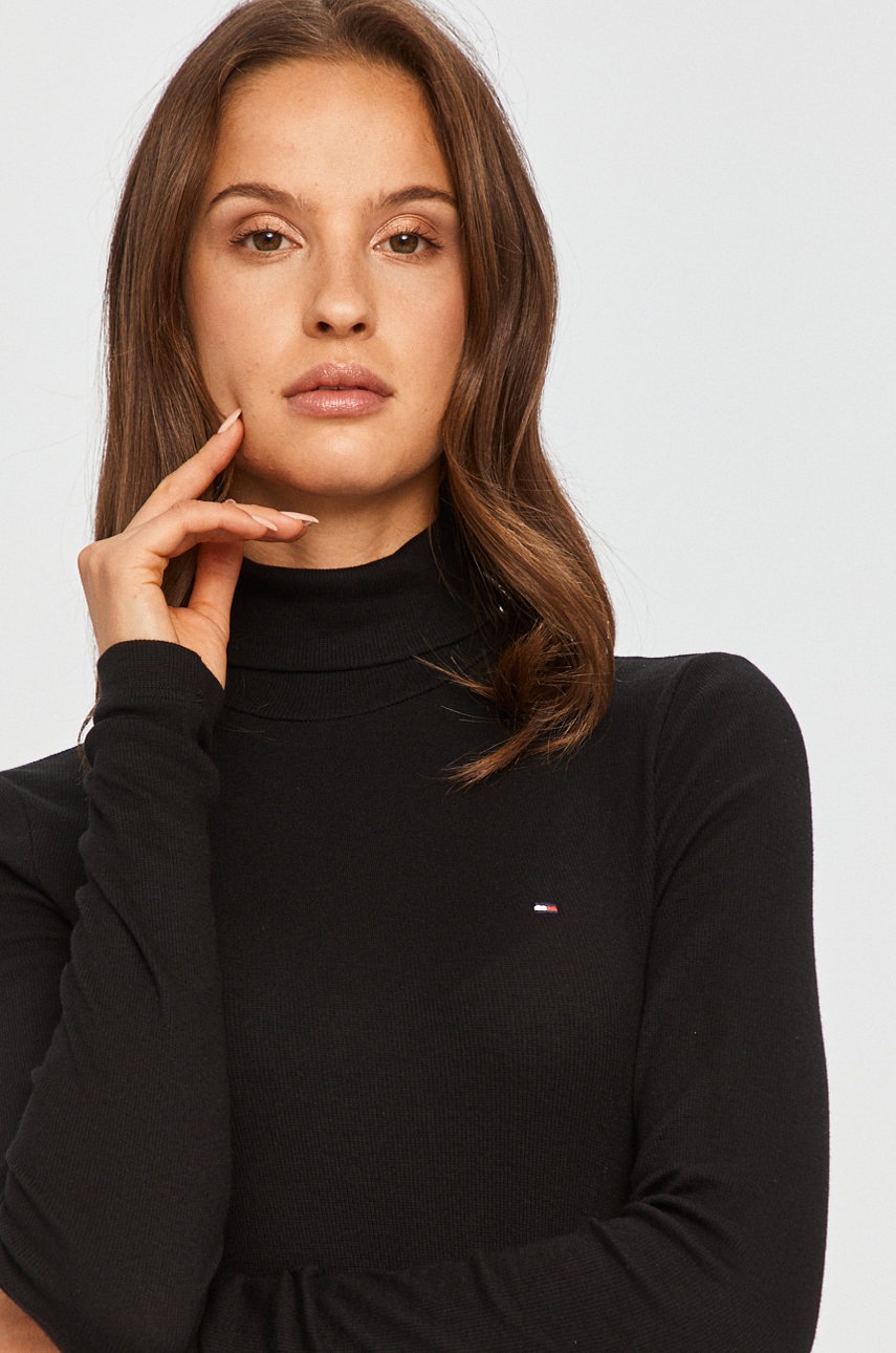 

Tommy Hilfiger - Блуза с дълъг ръкав, Черен