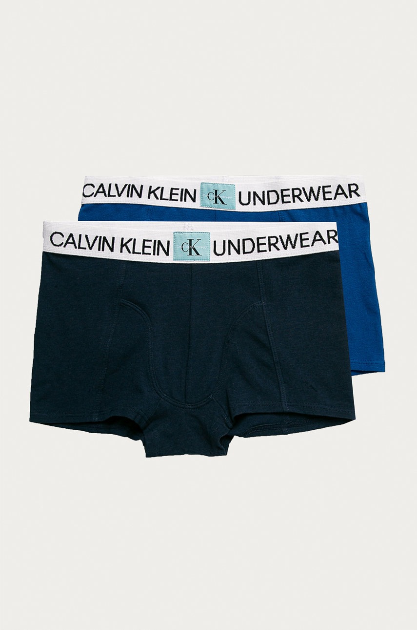 

Calvin Klein Underwear - Детски боксерки (2 бройки), Син