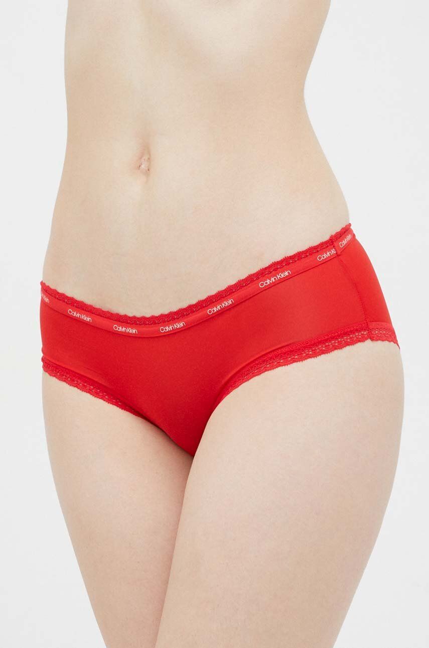 Levně Kalhotky Calvin Klein Underwear červená barva, 000QD3767E