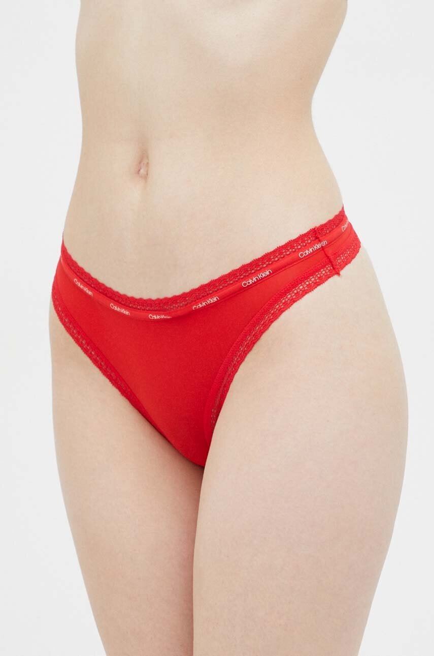 

Прашки Calvin Klein Underwear в червено 000QD3763E, Червен