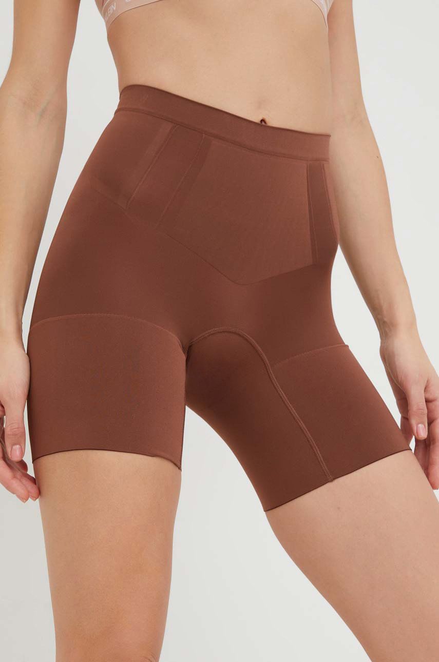 Spanx Modelující šortky Oncore Mid-Thigh - hnědá -  81 % Nylon