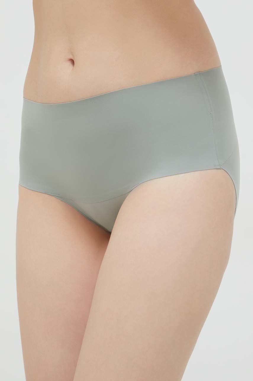 Tvarující kalhotky Spanx šedá barva - šedá -  Hlavní materiál: 78 % Nylon