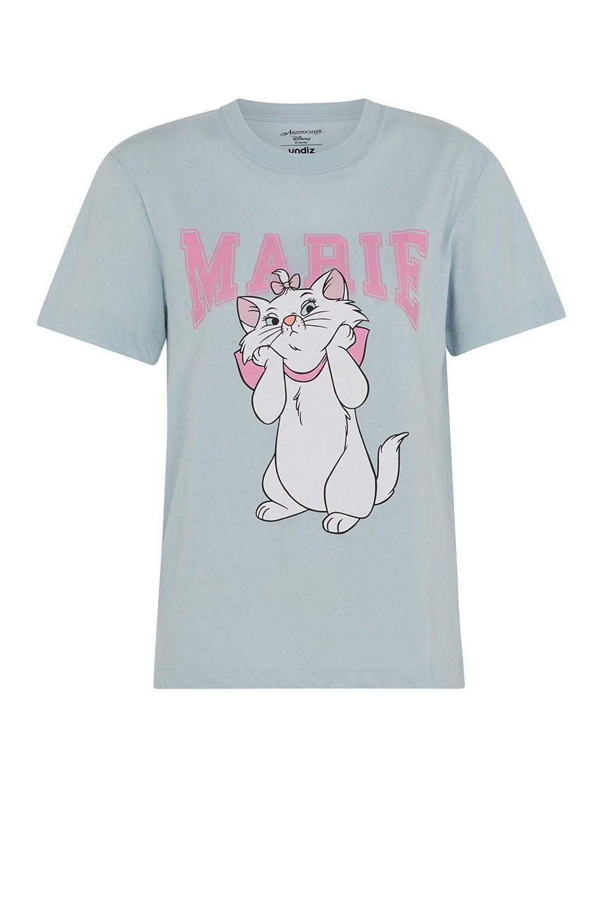 

Undiz - Горнище на пижама с къси ръкави MARIHEARTIZ, Сив