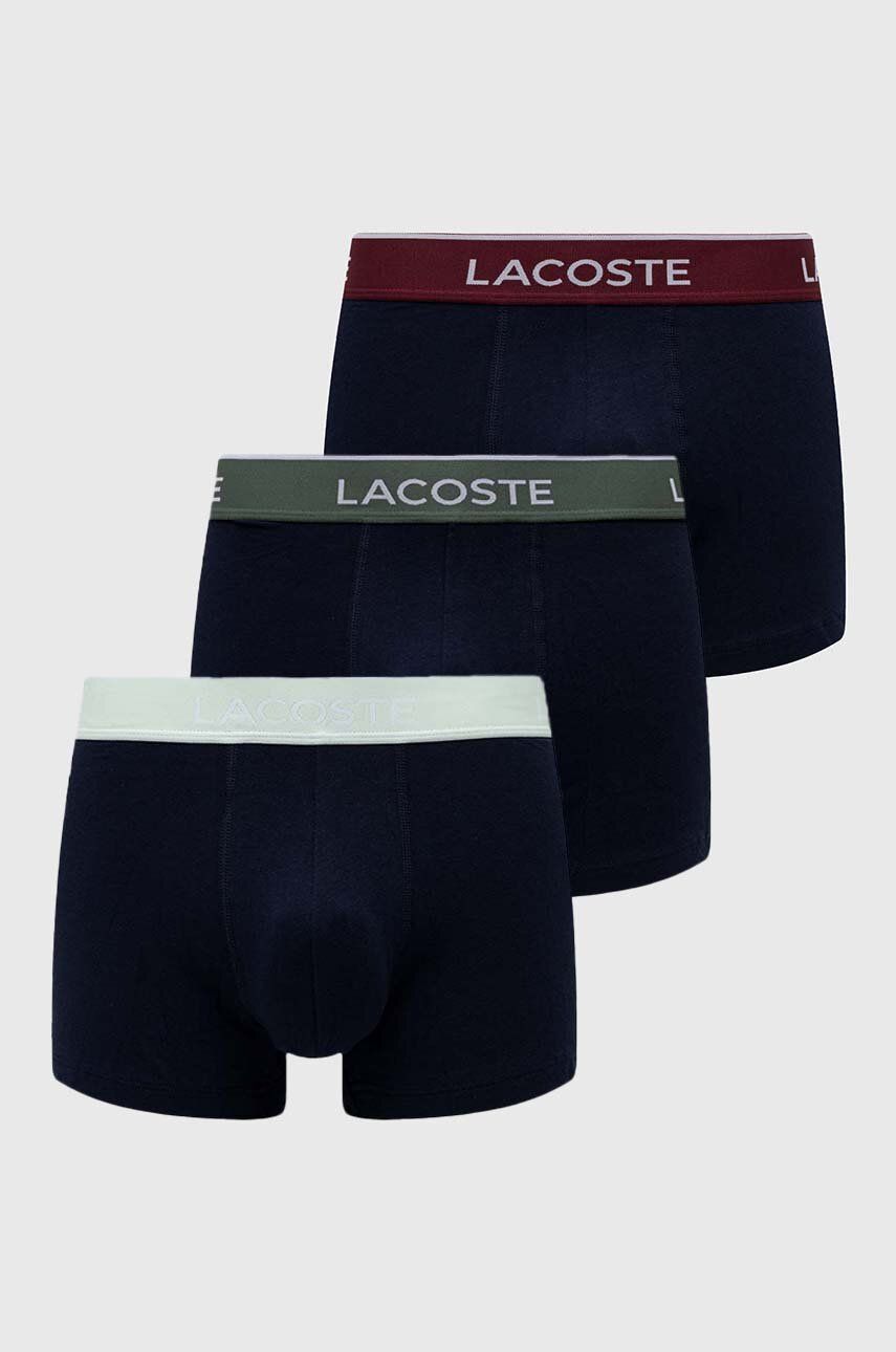 Lacoste boxeri bărbați, culoarea bleumarin