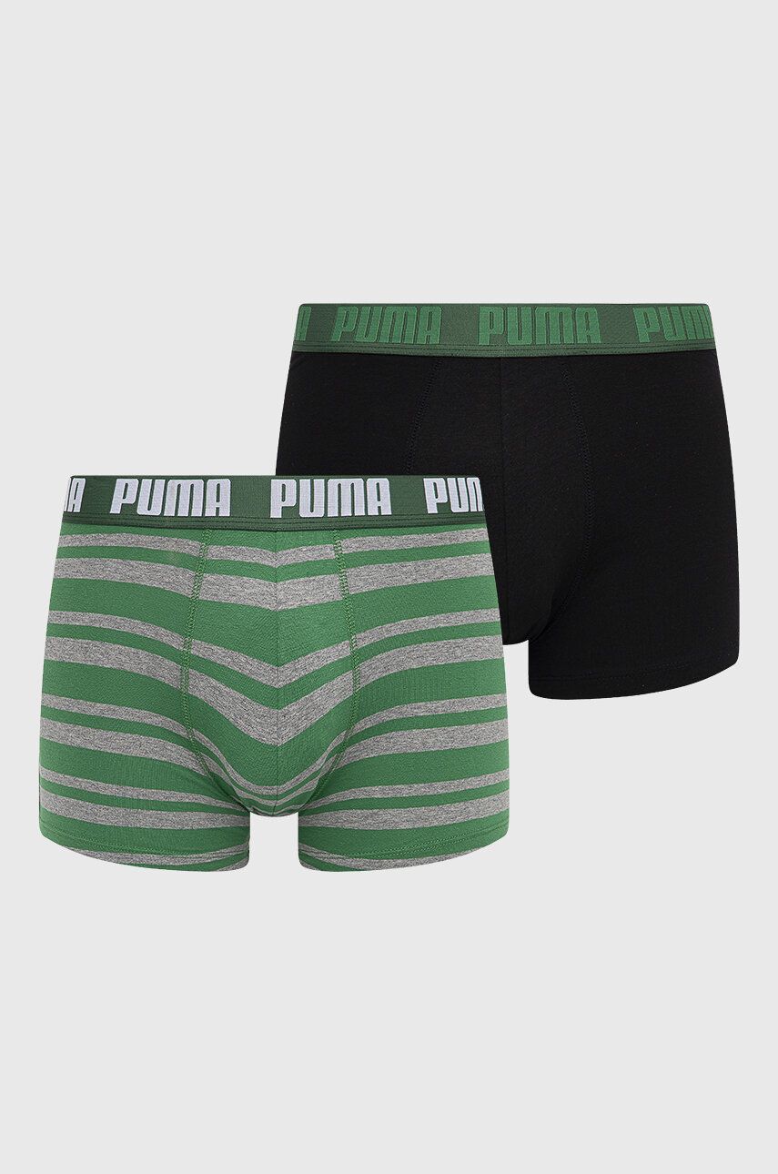 Funkční prádlo Puma zelená barva - zelená - Materiál č. 1: 95 % Bavlna