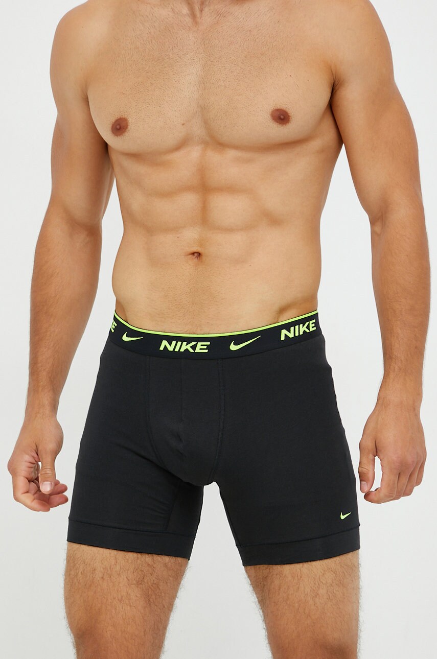 

Боксери Nike (3-pack) чоловічі колір чорний