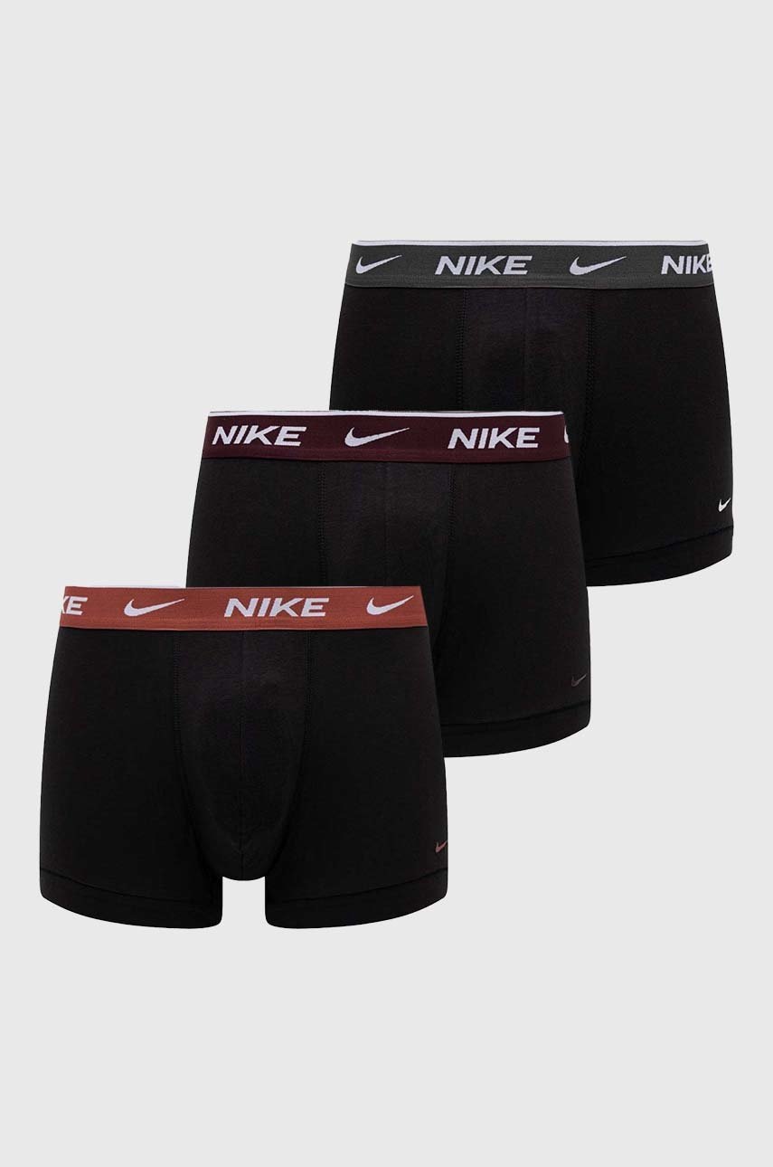 

Боксери Nike (3-pack) чоловічі колір чорний