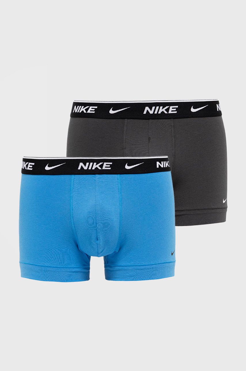 Nike bokserki (2-pack) męska kolor niebieski