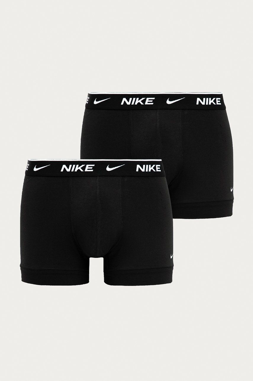 Nike bokserki (2-pack) męska kolor czarny