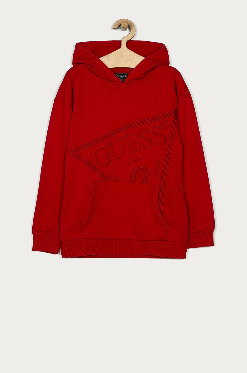

Guess Jeans - Детская хлопковая кофта 116- cm, Красный