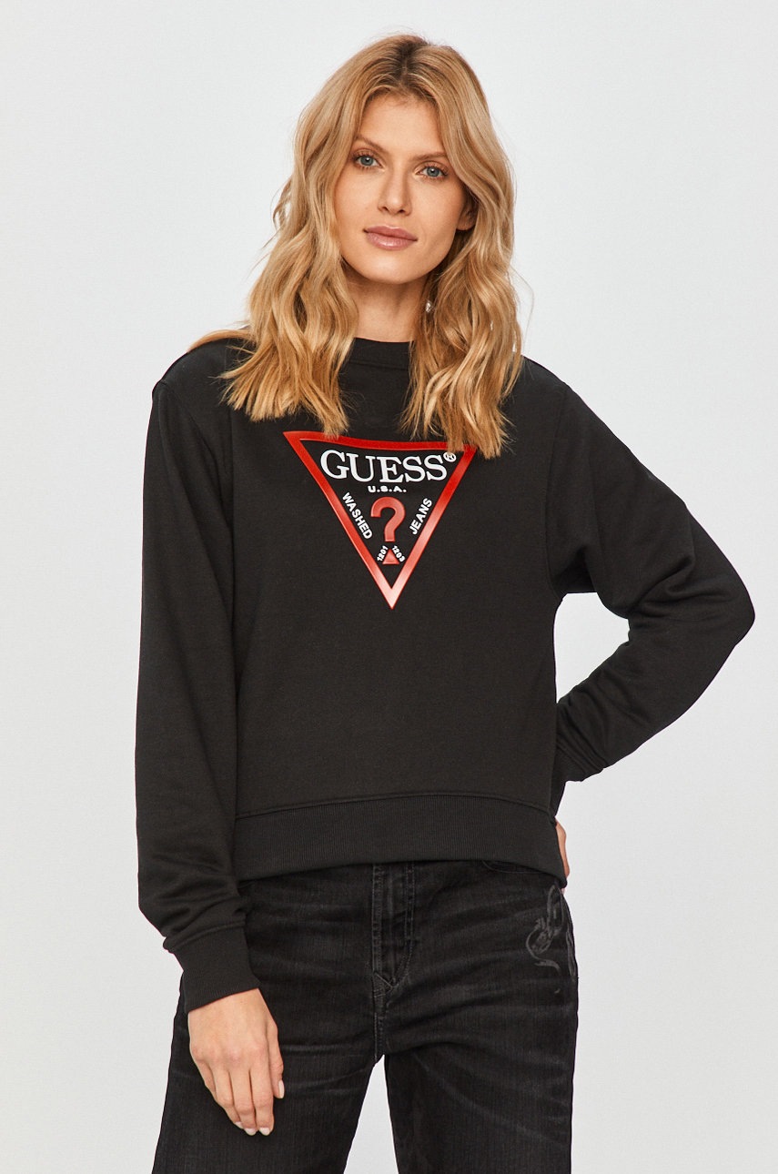 

Guess Jeans - Суичър, Черен