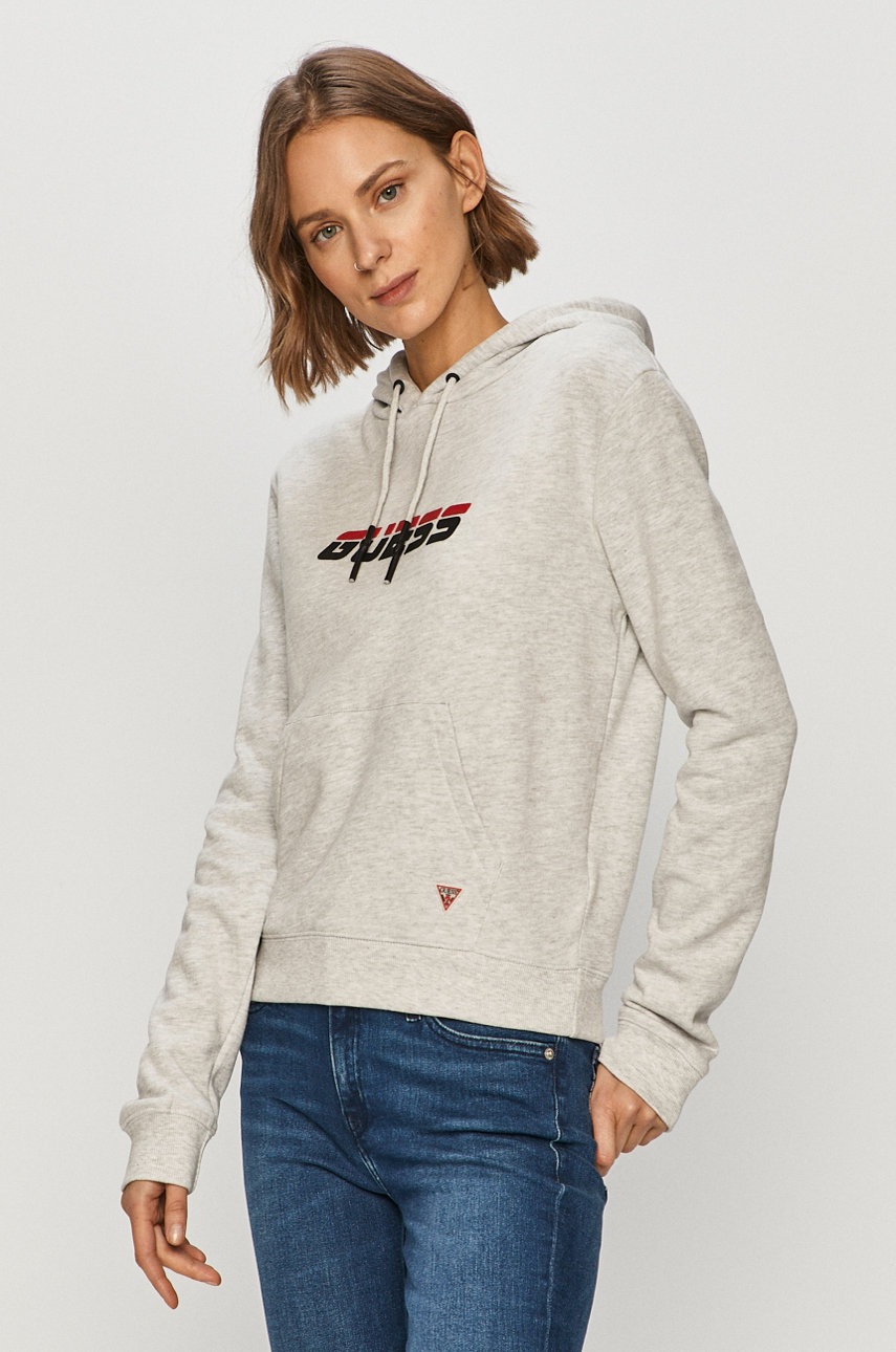 

Guess - Хлопковая кофта, Серый