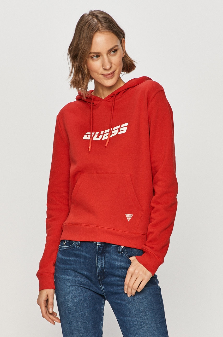 

Guess - Хлопковая кофта, Красный