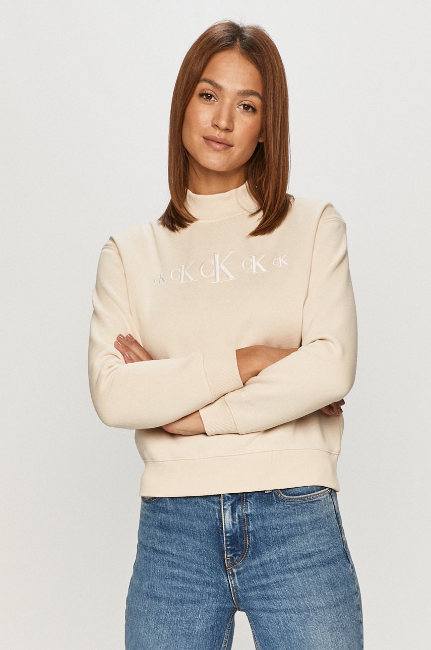 

Calvin Klein Jeans - Суичър, Бежов