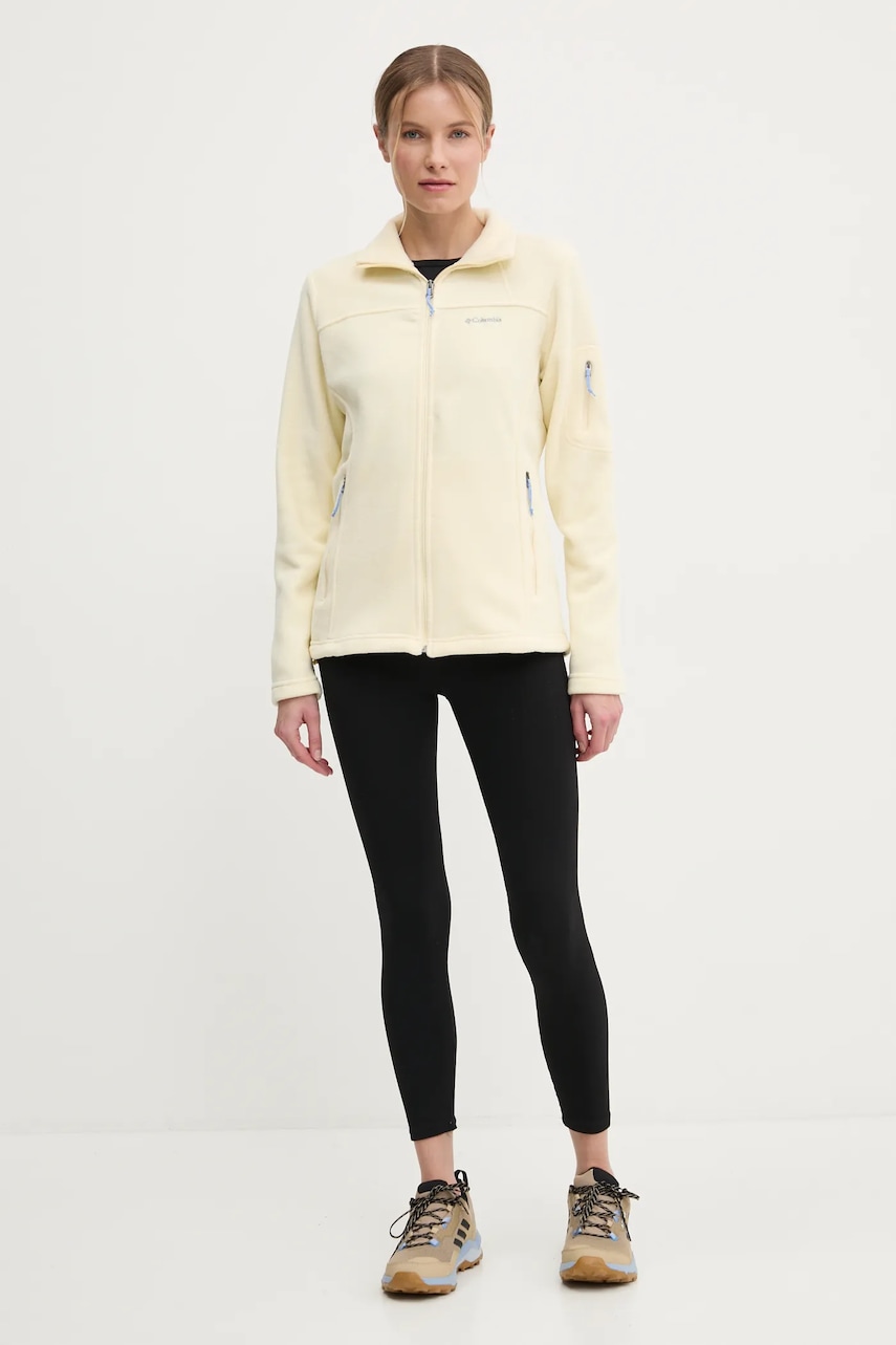 Спортивная кофта Columbia Fast Trek цвет бирюзовый однотонная 1465351 Спортивная кофта Columbia Fast Trek цвет бирюзовый однотонная 1465351