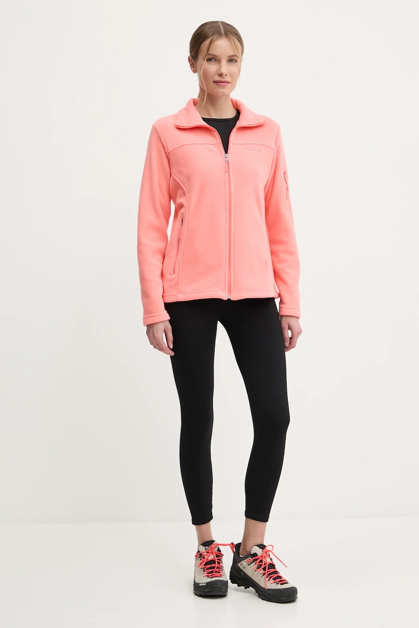 Спортивная кофта Columbia Fast Trek цвет бирюзовый однотонная 1465351 Спортивная кофта Columbia Fast Trek цвет бирюзовый однотонная 1465351