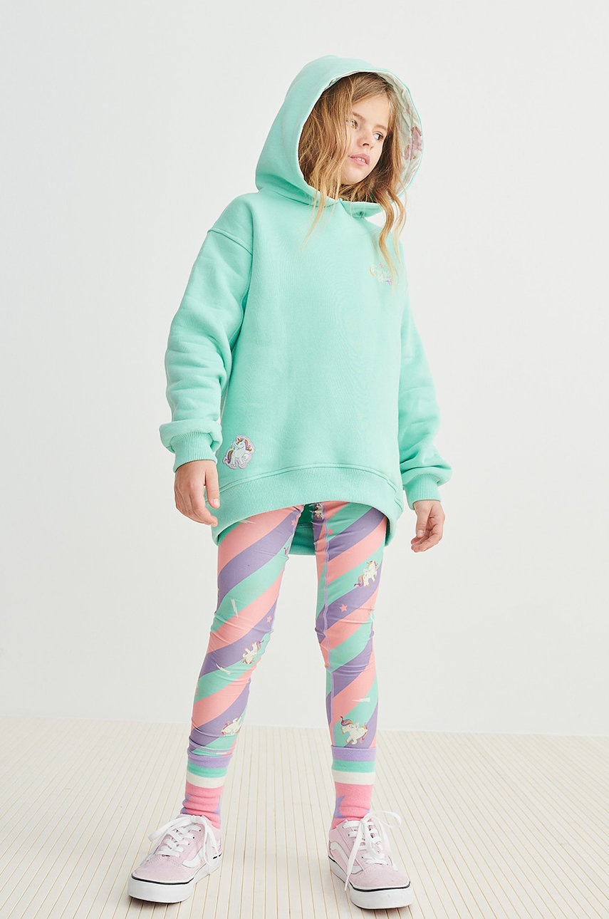 

Femi Stories - Детски суичър Sole 116-140 cm, Тюркоазен