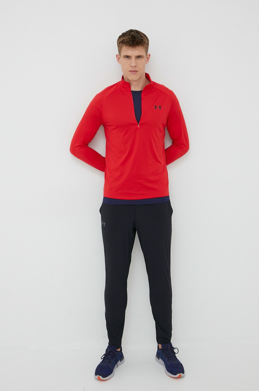 

Лонгслив Under Armour 1328495.602 мужской цвет красный однотонный