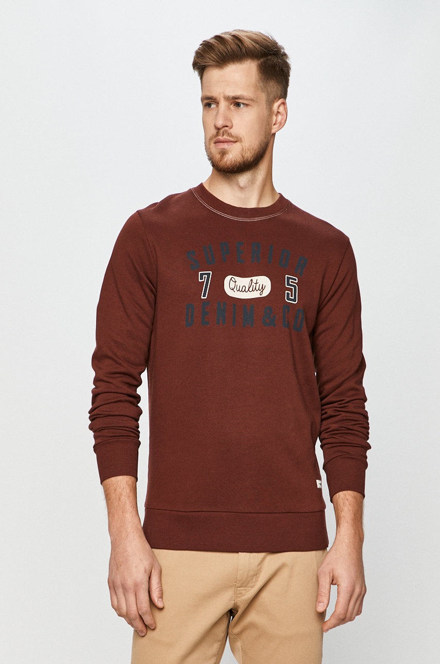 

Produkt by Jack & Jones - Хлопковая кофта, Бордо