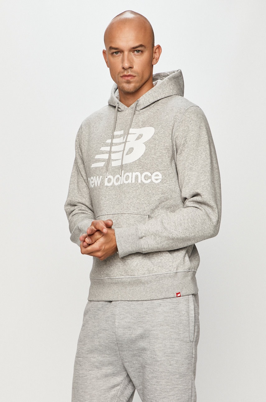 

New Balance - Суичър, Сив