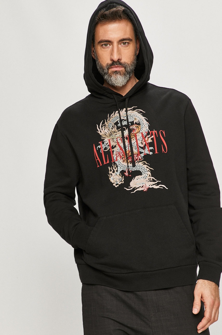 AllSaints - Hanorac de bumbac