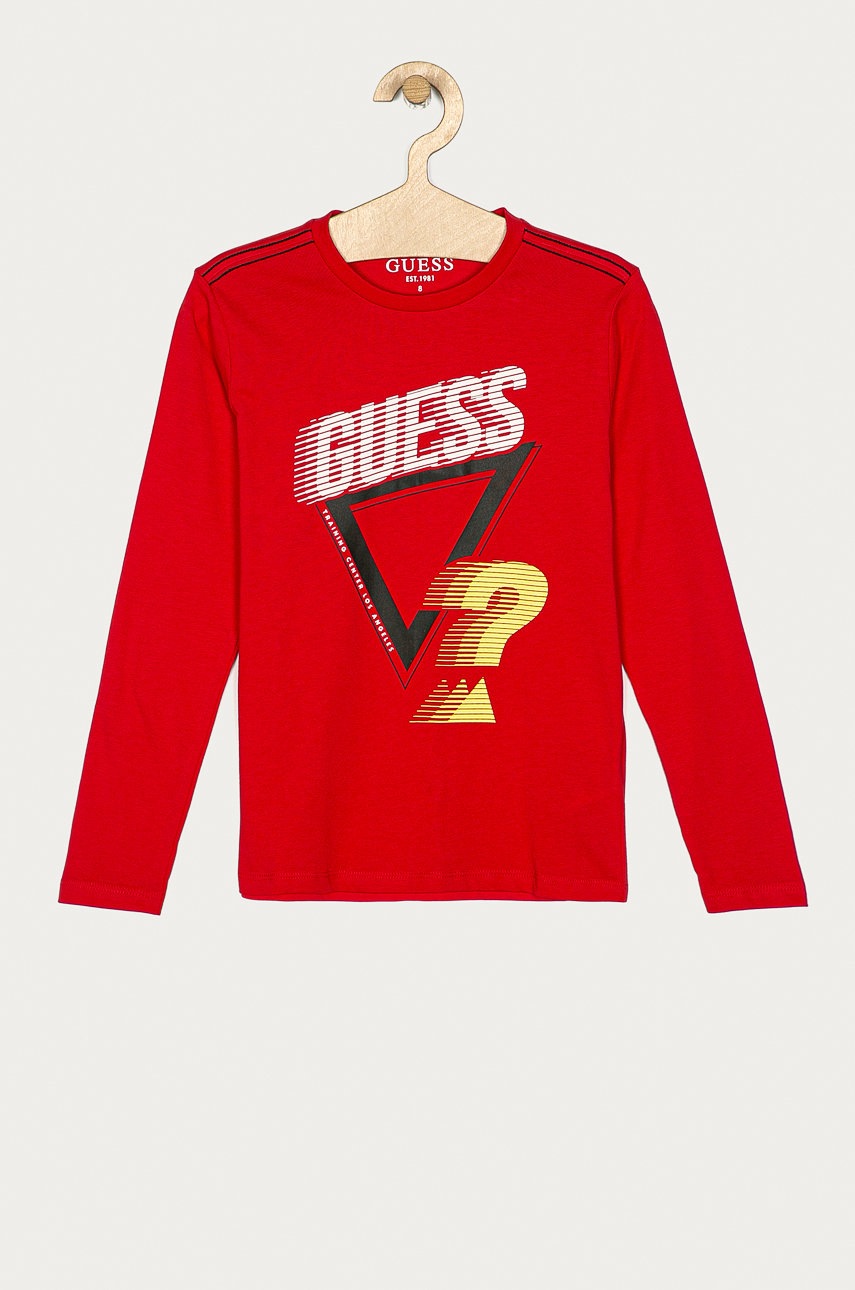 

Guess Jeans - Детский лонгслив 116- см, Красный