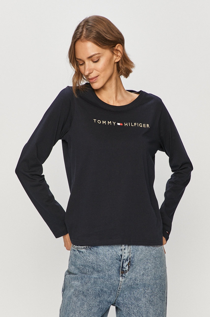 

Tommy Hilfiger - Блуза с дълъг ръкав, Тъмносин