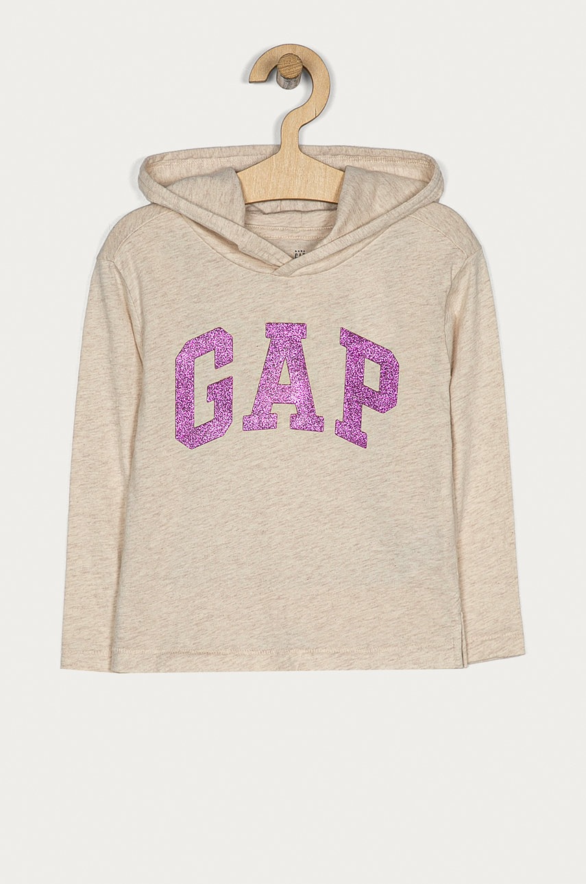 

GAP - Детска блуза с дълги ръкави 80- cm, Бежов