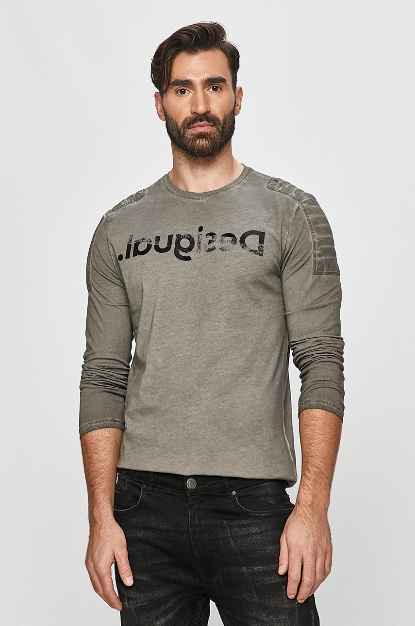 

Desigual - Лонгслив, Серый