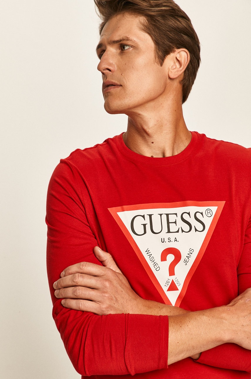 

Guess Jeans - Лонгслив, Красный