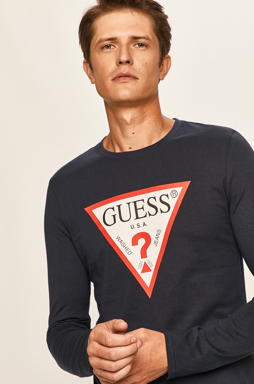 

Guess Jeans - Лонгслив, Тёмно-синий