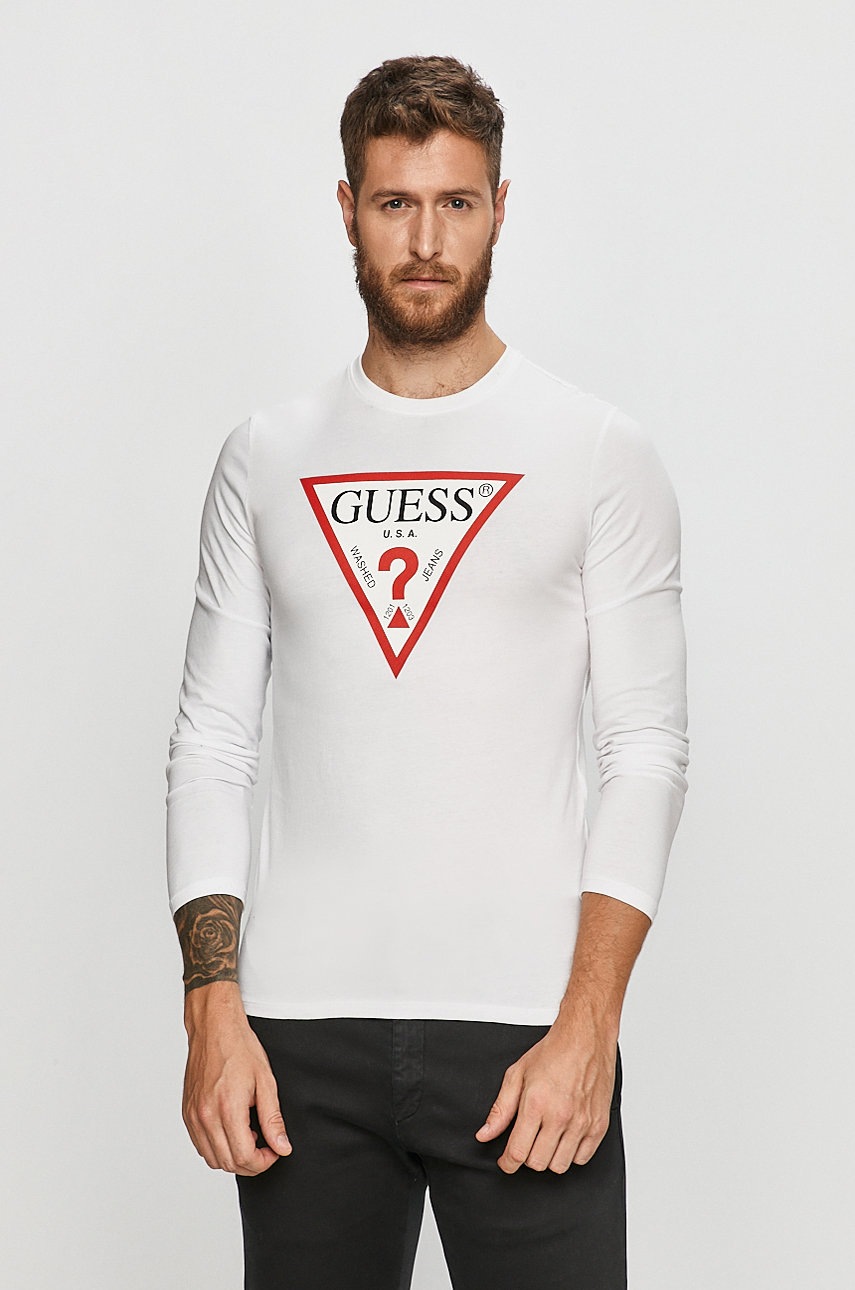 

Guess Jeans - Лонгслив, Белый