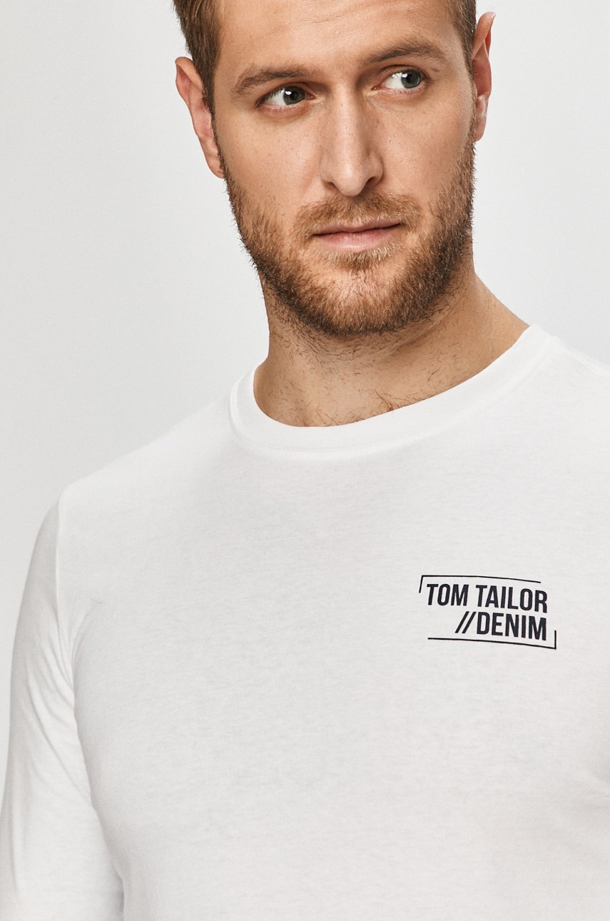 

Tom Tailor Denim - Лонгслив, Белый