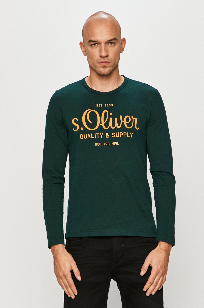 

s. Oliver - Лонгслив, Зелёный