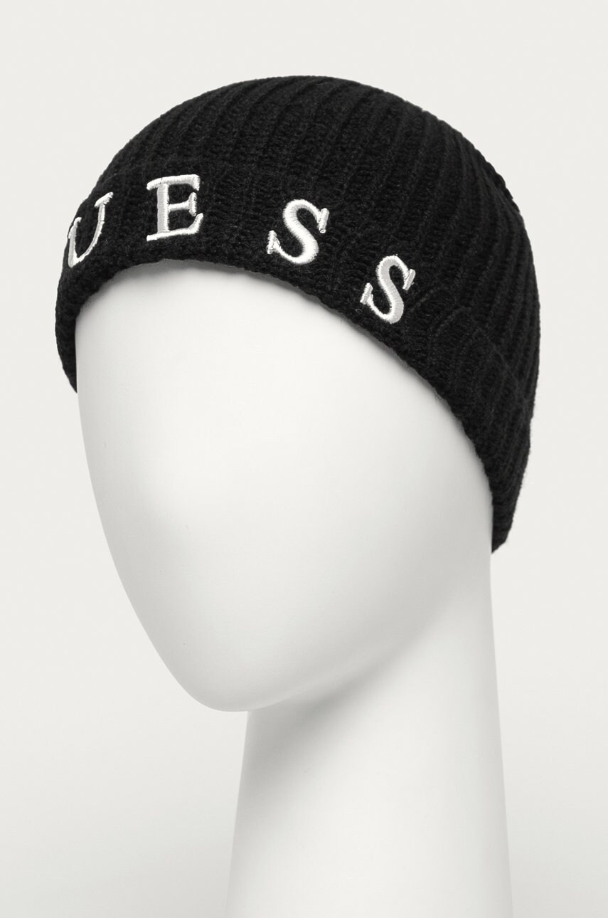 

Детская шапка Guess цвет чёрный