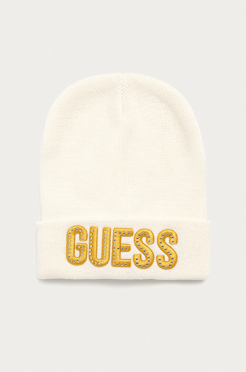 

Guess Jeans - Детска шапка, Бял