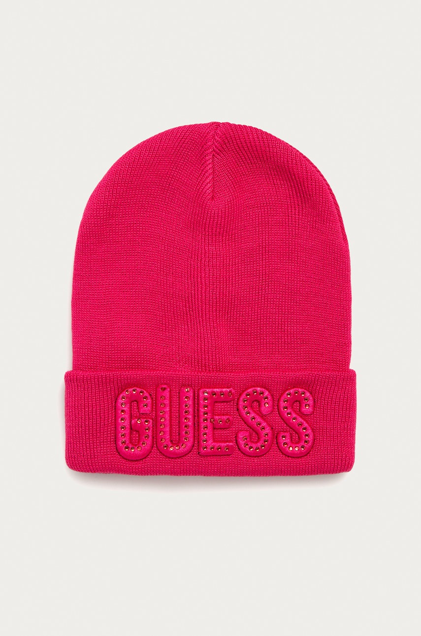 

Guess Jeans - Детска шапка, Розов