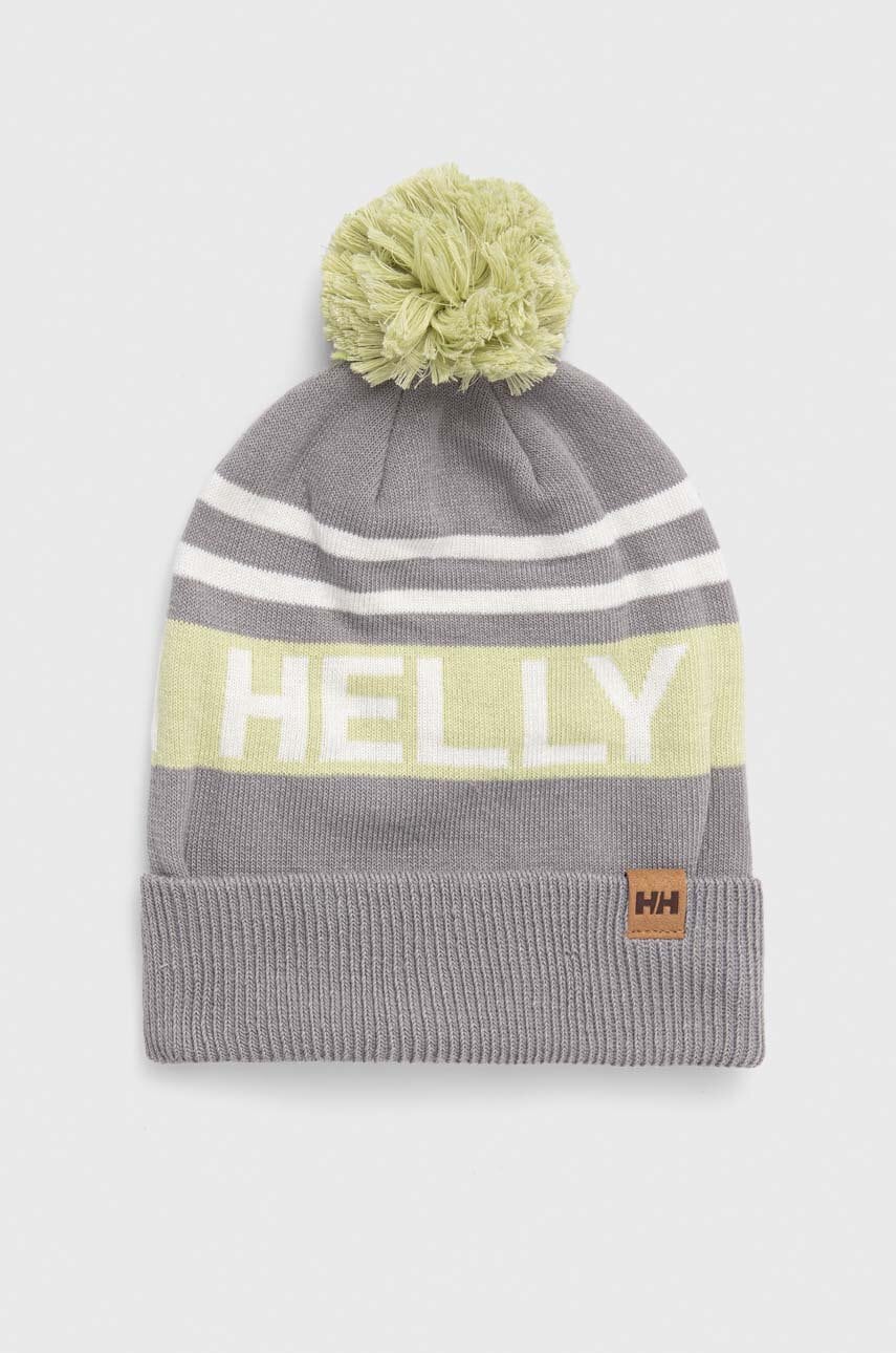 

Шапка Helly Hansen Ridgeline колір сірий