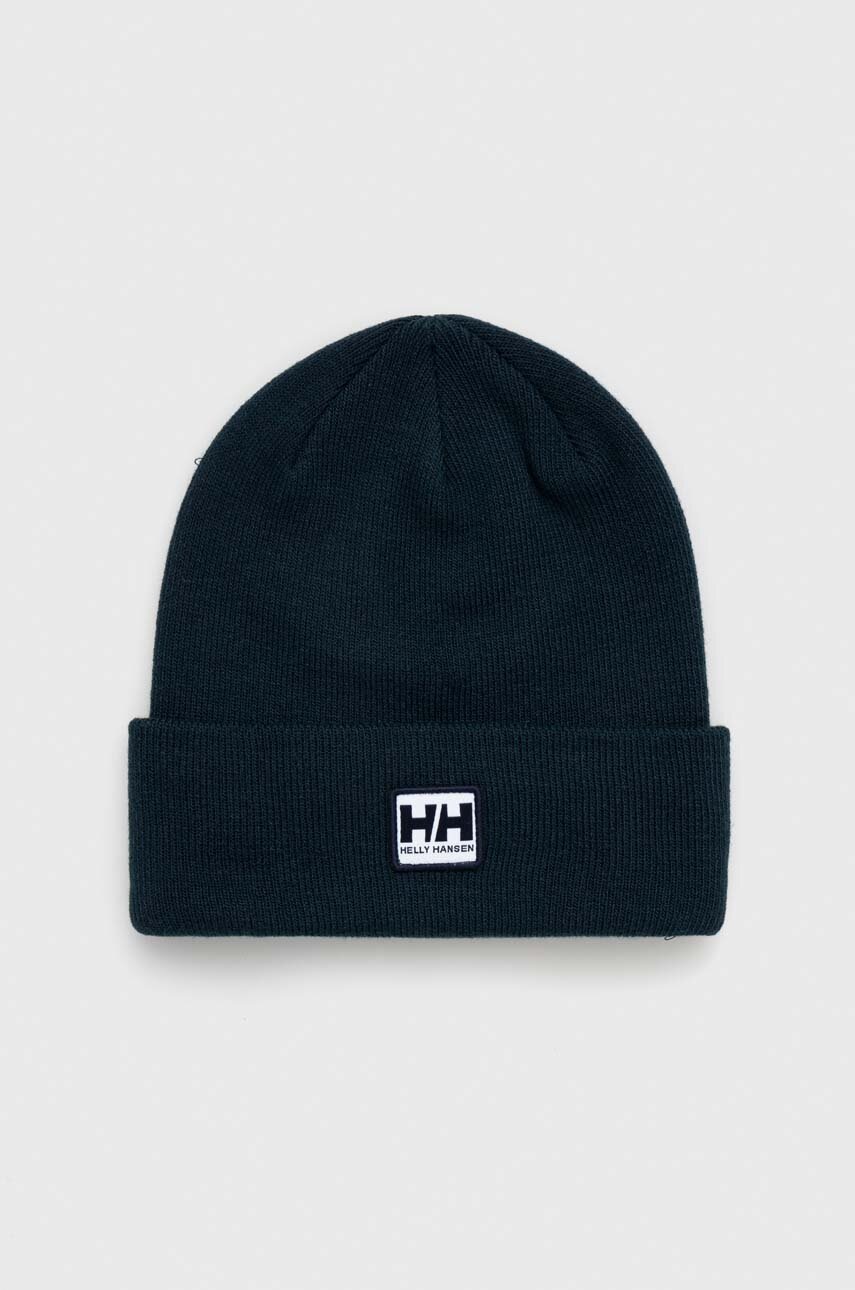 

Шапка Helly Hansen в тъмносиньо от плътен трикотаж, Тъмносин