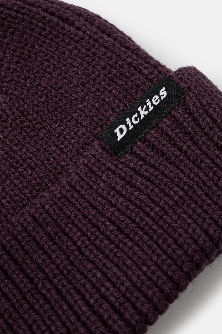 Шапка Dickies цвет чёрный из толстого трикотажа Шапка Dickies цвет чёрный из толстого трикотажа